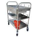 Stainless Steel Hotel Kitchen Dining Room Food Service Dining Cart Trolley